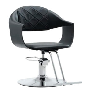 STYLING CHAIR ROUND BLACK