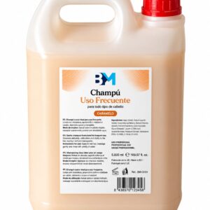 5 litros de champu uso frecuente  Caramelo