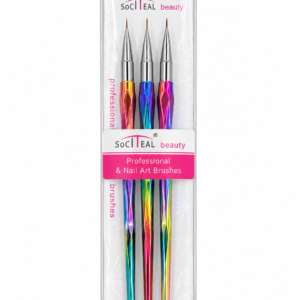 Juego de 3 pinceles de uñas liner