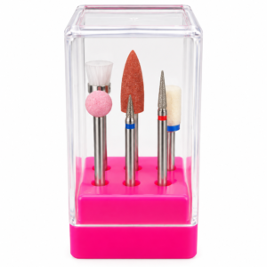 Juego de 7 Brocas de Acero de Tungsteno para Manicura Profesional