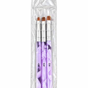 juego de pinceles para decoración de uñas