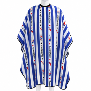 Capa de barberia azul