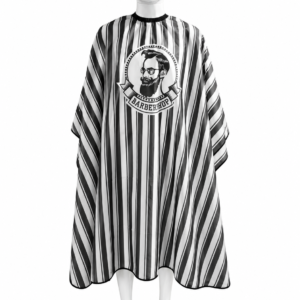 Capa de barberia blanco y negro