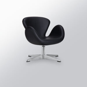 Silla de peluquería en polipiel color negro chloe X